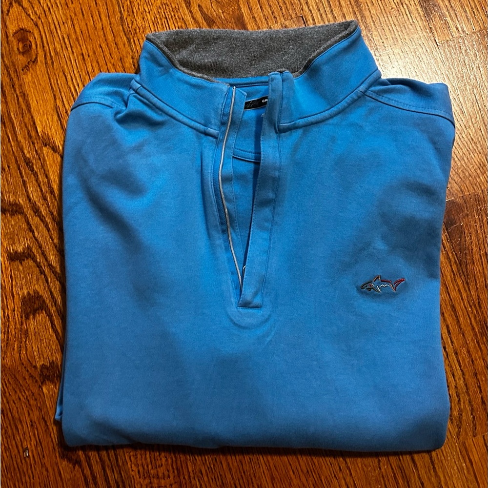Greg Norman Collection Steel Blue Pullover